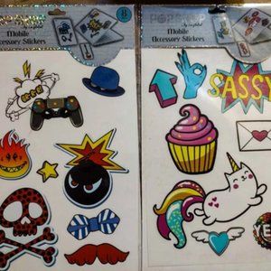 Pop Shop Mobile Acessory Stickers